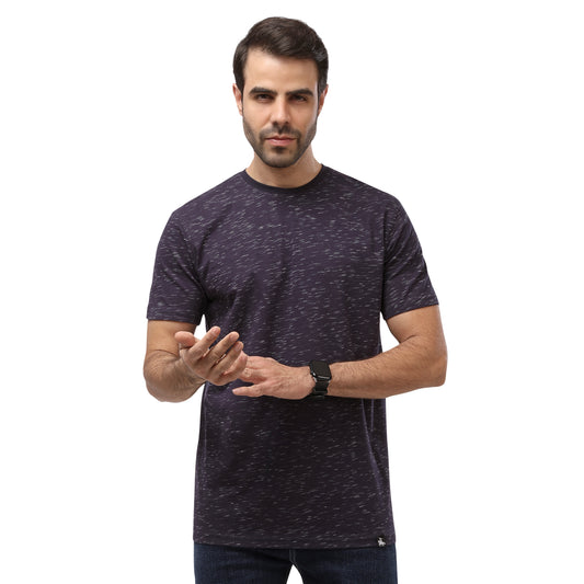 Navy ingection T-Shirt