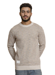 Beige Design 2466 Round Pullover