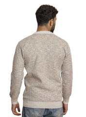 Beige Design 2466 Round Pullover