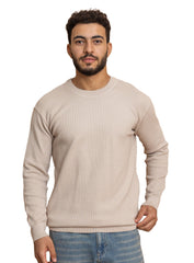 Beige Design 2473 Round Pullover