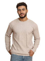 Beige Design 2473 Round Pullover