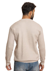 Beige Design 2473 Round Pullover