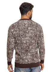 Beige Design 2465 Round Pullover