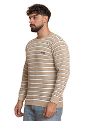 Beige Design 2454 Round Pullover
