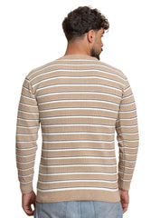 Beige Design 2454 Round Pullover