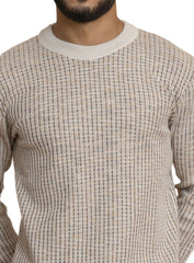 Beige Design 2466 Round Pullover