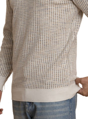 Beige Design 2466 Round Pullover