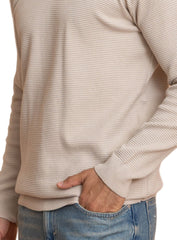 Beige Design 2473 Round Pullover