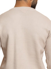 Beige Design 2473 Round Pullover