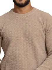 Beige Design 2431 Round Pullover