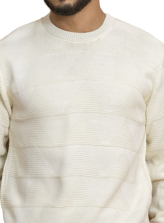 White Design 2433 Round Pullover