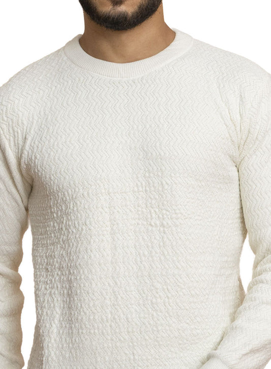 White Design 2431 Round Pullover
