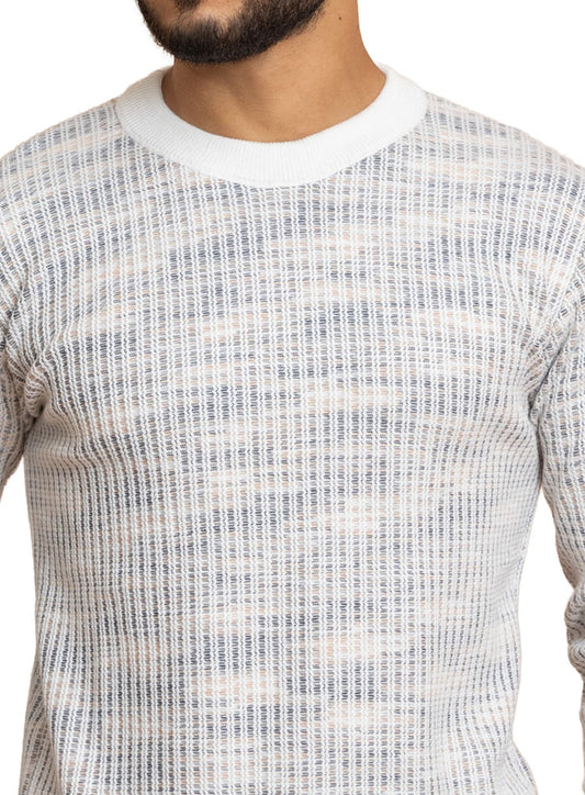 White Design 2466 Round Pullover